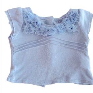 HARD TO FIND American Girl Recital Outfit III Top Shirt Blue Rosettes Retired